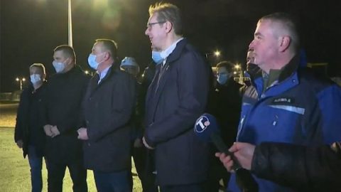 Вучич официално откри сръбската част на газопровода "Турски поток"