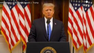 Sky News, Тръмп, сбогува, американци