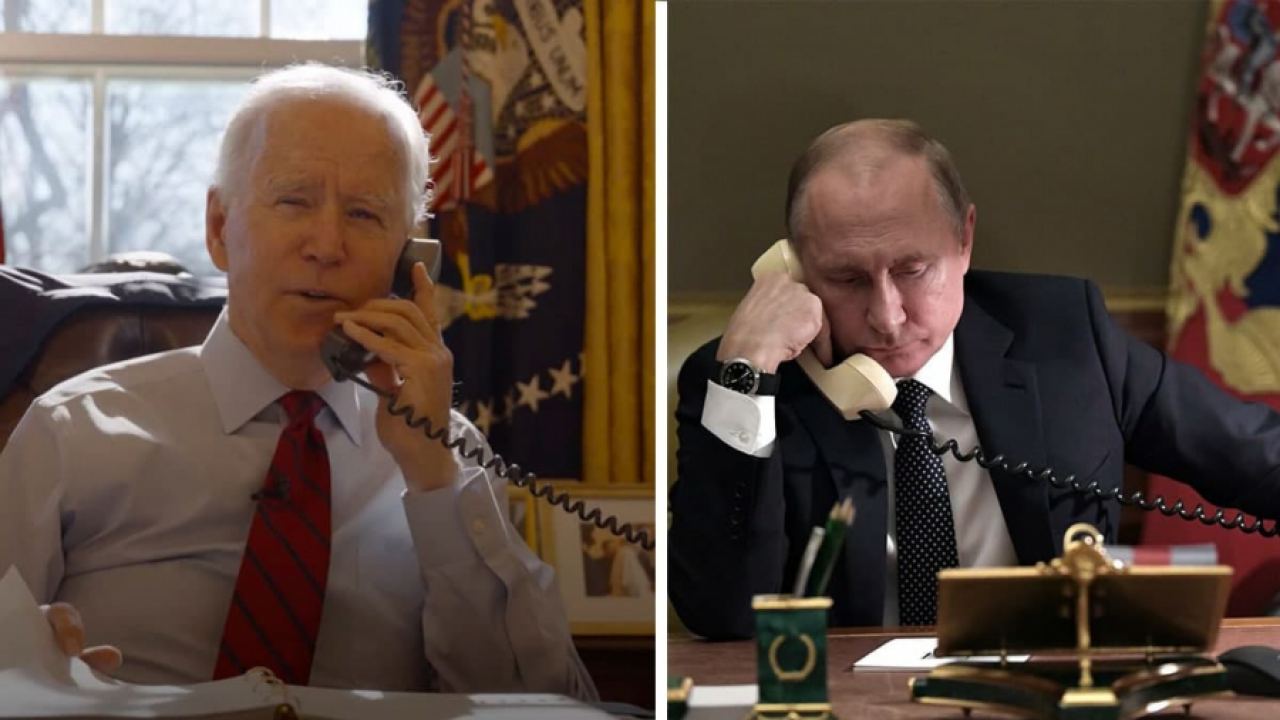Телефонен разговор се проведе между Байдън и Путин