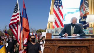 Реакция, признание, Байдън, Арменски геноцид