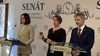 Чешкият сенат, Тихановская, президент, Беларус