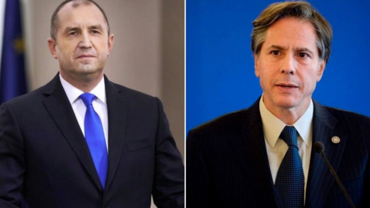 Президентът Румен Радев проведе телефонен разговор с държавния секретар на САЩ Антъни Блинкен