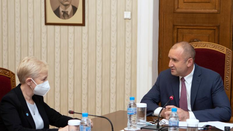 President Radev held a meeting with Beata Dashinska-Muzichka, Chair of the National Assembly of the Investment Fund of the Three Seas Initiative
 – 2024-04-22 15:23:23