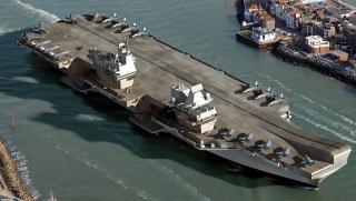 Times, флагмански самолетоносач,  HMS Queen Elizabeth , британски флот, коронавирус