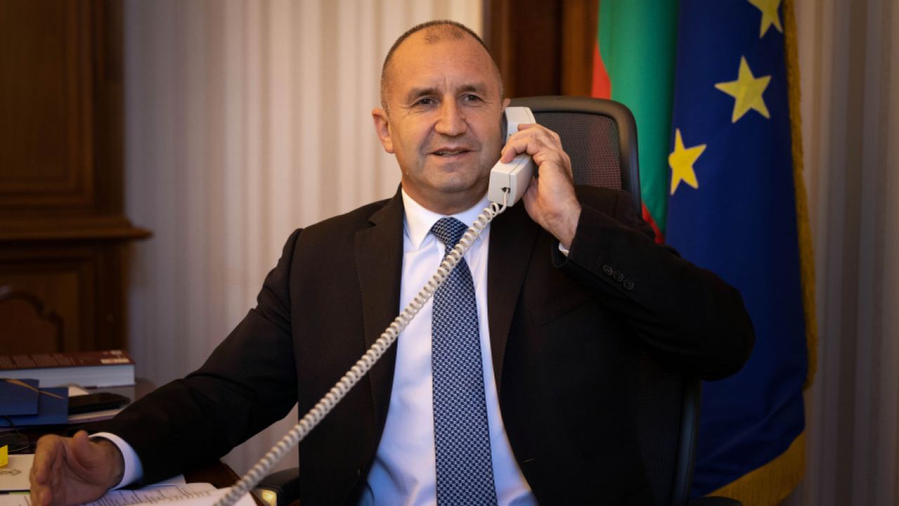 Румен Радев: В диалога си с Република Северна Македония България отстоява ценностите на Европейския съюз