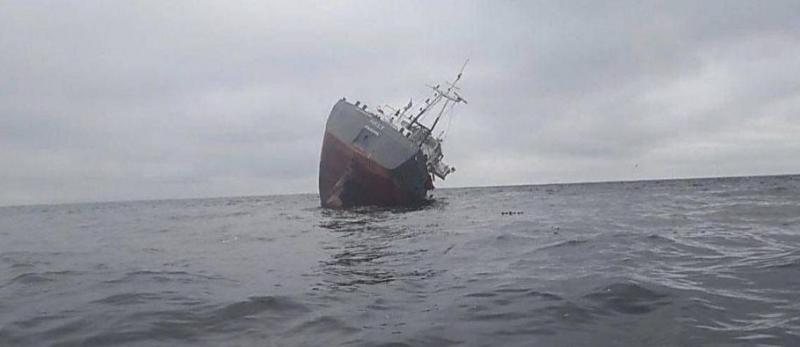 Естонският товарен кораб Helt потъна край бреговете на украинския град