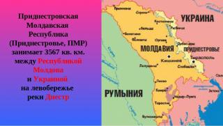 Приднестровие, въвлечено, украински конфликт