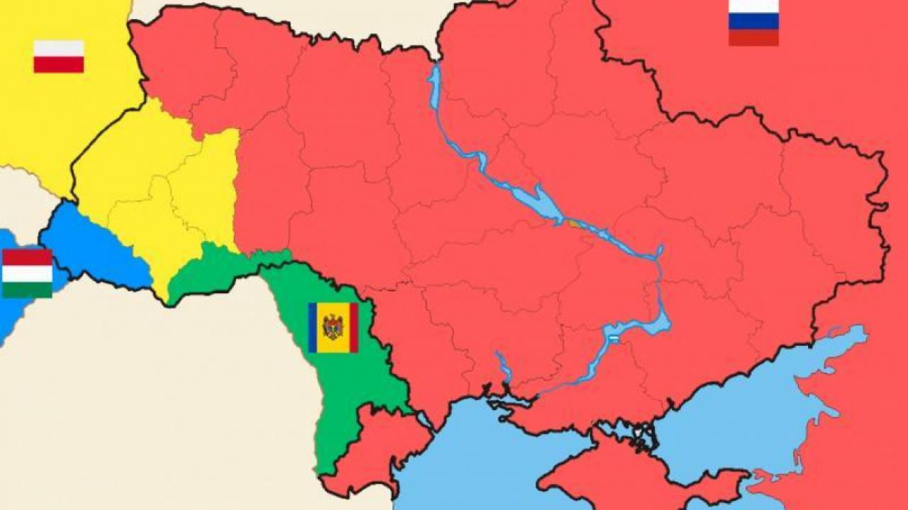 Разделянето на Украйна между Русия и Полша няма да е краят на държавността й