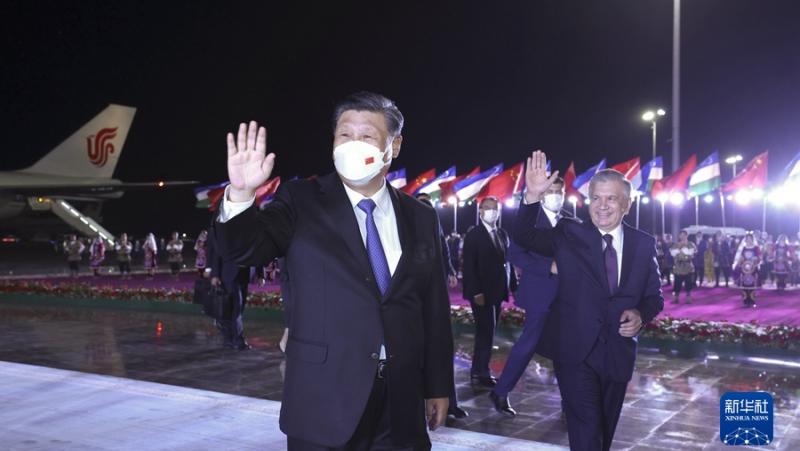 Китайски лидер, посещение, Узбекистан