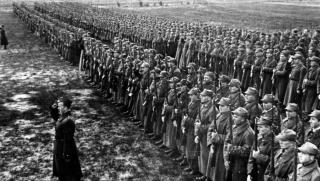 Поляци, чехи, словаци, югославяни, воюват, единен строй, Червената армия