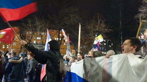 Западните медии устроиха истерика след проруските митинги в Белград