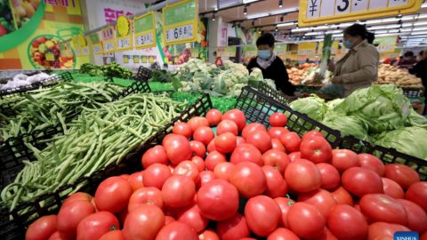 Индексът на потребителските цени в Китай за септември се е повишил с 2,8% на годишна база