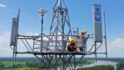 Дзянсу показва постоянен напредък в изграждането на 5G базови станции
