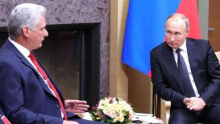 Визита, кубински лидер, Мигел Диас-Канел, Путин, Москва, геополитически знак