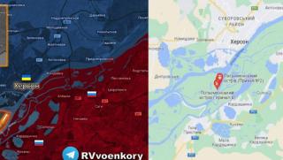 Информационно-островна война, Херсонска област