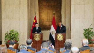 Китайския външен министър, лидери, Египет, Арабската лига