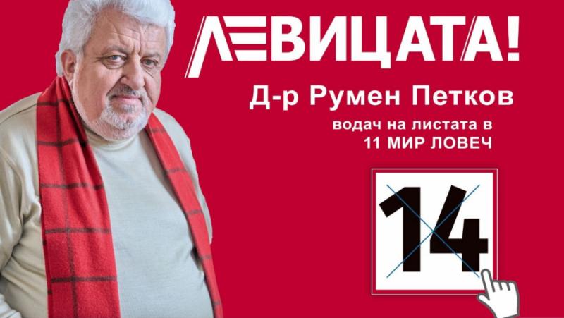 List of candidates for MPs from the Coalition “LEVITSATA!”  at 11 MIR – Lovech