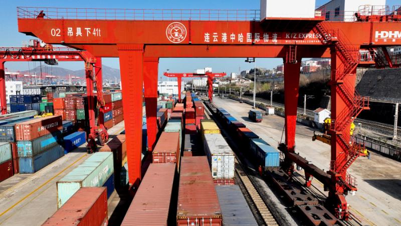 The first freight train “Jiangsu” left Nanjing for Minsk
 –