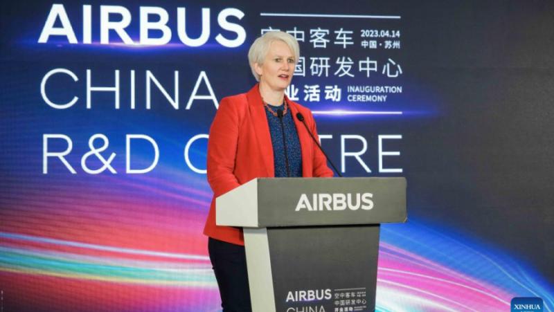 Airbus opened its research center in Suzhou
 –