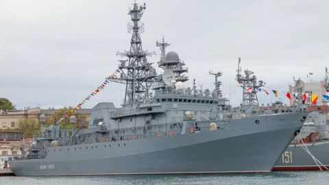 Стана известно как руският кораб "Иван Хурс" е потопил украинските безпилотни катери