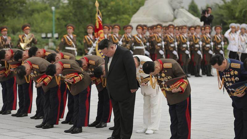 Kim Jong-un Lays Wreaths at “Chinese People’s Volunteer Army Martyrs’ Cemetery”
 – 2024-08-13 16:49:03