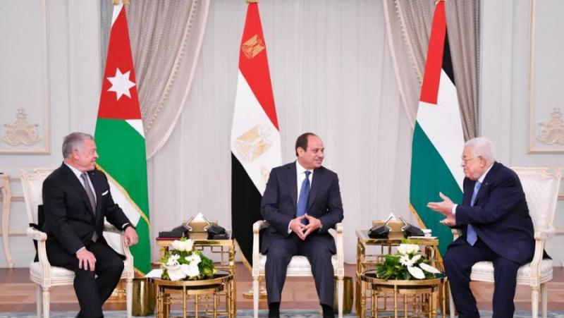 The leaders of Egypt, Jordan and Palestine issued a joint statement supporting the legal rights of Palestinians
 – 2024-08-02 14:55:47