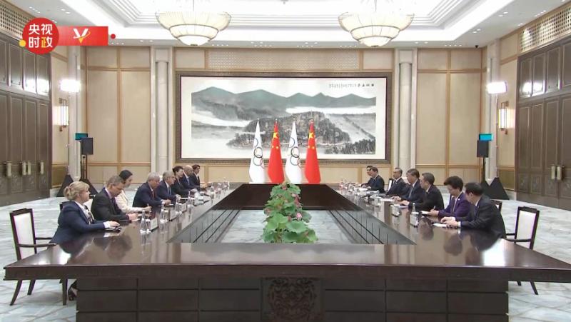 Xi Jinping met with IOC President Thomas Bach
 – 2024-06-21 23:34:51