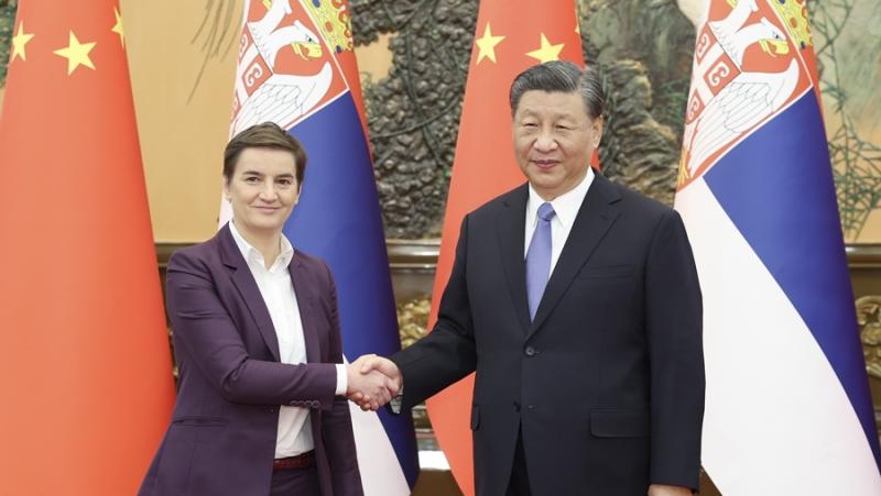 Xi Jinping talks with Serbian Prime Minister Ana Brnabic
 – 2024-05-02 19:27:04