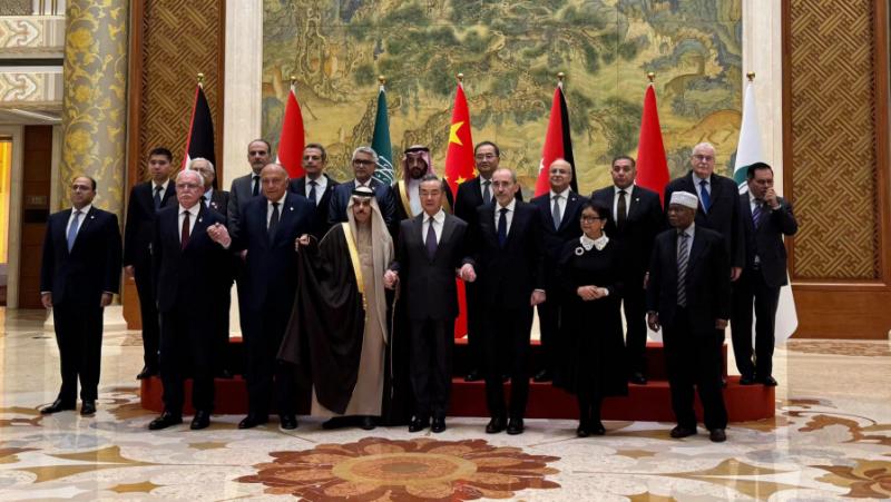 Wang Yi spoke with the joint delegation of Arab and Islamic countries
 – 2024-04-18 17:41:56