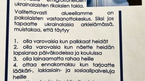 „Пазете се, мигранти!“ Украинка, разочарована от променящото се отношение на финландците към бежанците