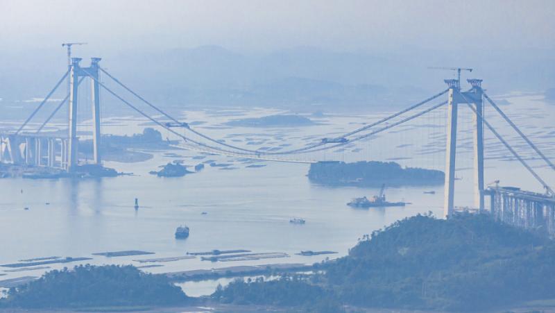 Construction of the main part of the longest sea bridge in Guangxi Province has been completed
 – 2024-02-24 22:26:24