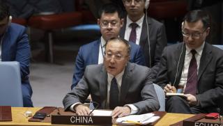 Китай, подкрепя, Палестина, член, ООН