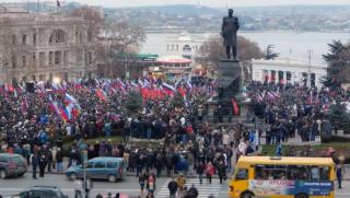 Крим, Севастопол,, път към дома:, 23 февруари