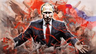 Опашка, поздравяващи, Путин, руските избори, световен референдум