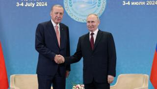 Путин, Ердоган, преговори, Астана