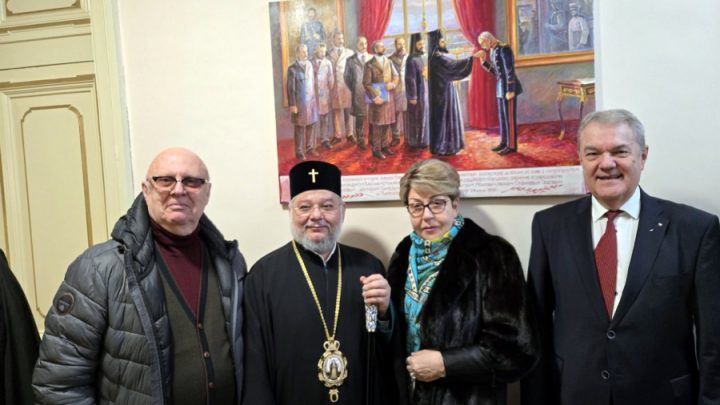 Румен Петков и Н. Пр. Елеонора Митрофанова се срещнаха със Старозагорския митрополит Киприян