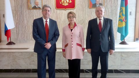Румен Петков и президентът Георги Първанов се срещнаха с посланика на РФ Н. Пр. Елеонора Митрофанова