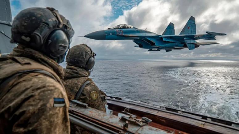 Естонския флот, самолети, НАТО, атакуваха, танкер, руски петрол, Су-35С, всички избягаха