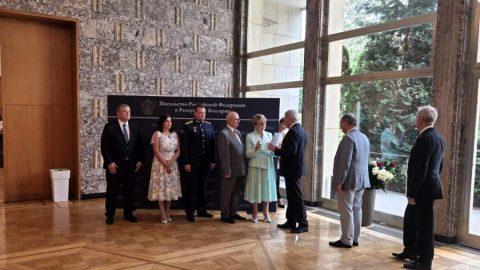 Лидерът на АБВ Румен Петков поздрави Н. Пр. Елеонора Митрофанова за Деня на Русия