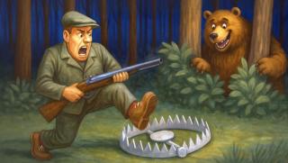 Русия, измъкна, смъртоносен капан