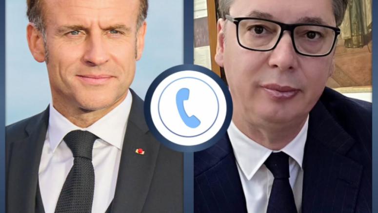 Макрон, Вучи, телефон, двустранни отношения, Западните Балкани