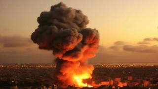 Репортаж, фронта, 14 октомври, гъбовидни облаци, километрични пожари, Харков, Суми, ад