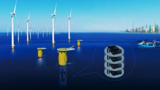 Китай, подводен център за данни, захранван, вятърна енергия