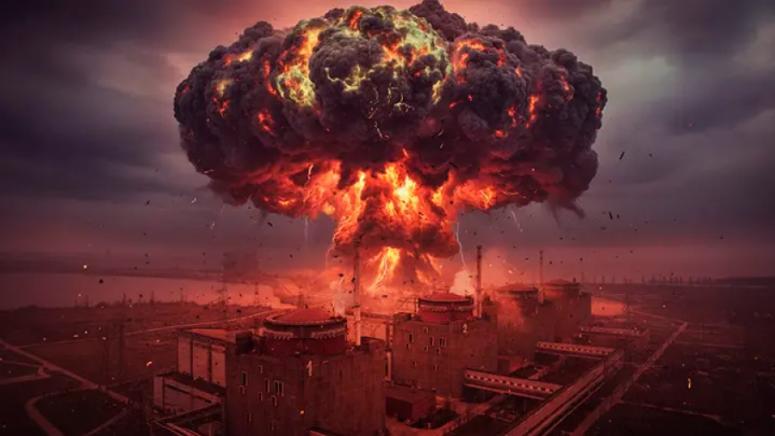 Безумие, операция, Запорожка АЕЦ, не по плана, моделиране на взрива, обезкуражи, Европа