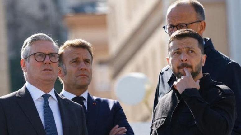 Макрон НАТО, коалиция на желаещите, война, Европа, Русия, руско предупреждение, Украйна интервенция,