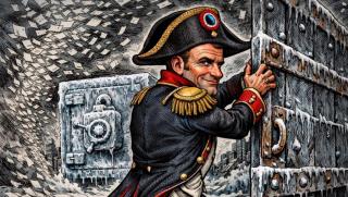 Макрон, Франция, ЕС, руски активи, Украйна, Фридрих Мерц, Германия, Путин, европейски ястреби, геополитически пазарлък