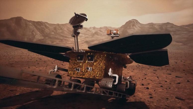 Китайски марсоход Джужон, Марс, вода