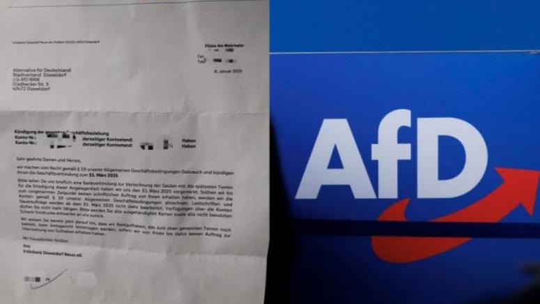 Германия, дебанкиране, политическа цензура, АфД, финансови репресии, Вагенкнехт, тоталитаризъм.