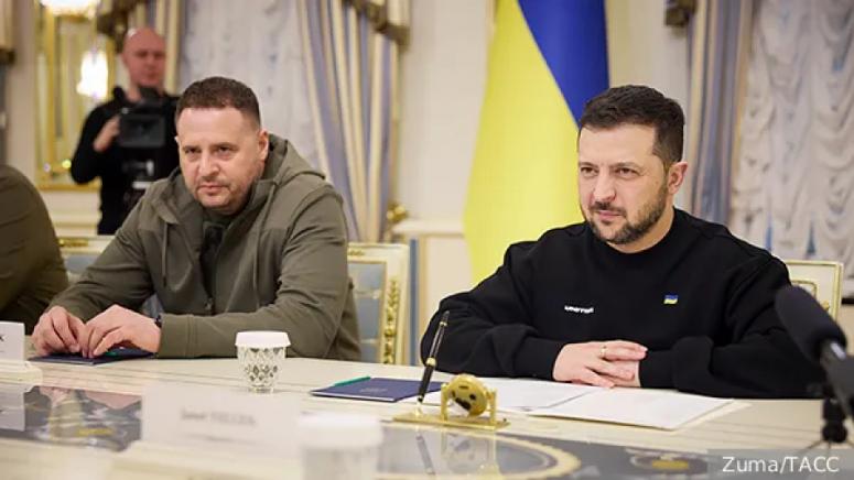 Зеленски, Йермак, Украйна, черна магия, окултизъм, Киев, Юлия Мендел, геополитика, ад.