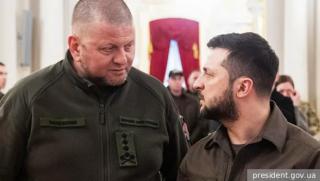 Залужни, Зеленски, Украйна, преврат, Лондон, НАТО, Тръмп, война, политика, Йермак, избори